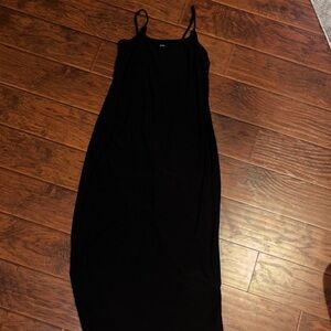 NOBO Black Spaghetti strap Maxi Dress